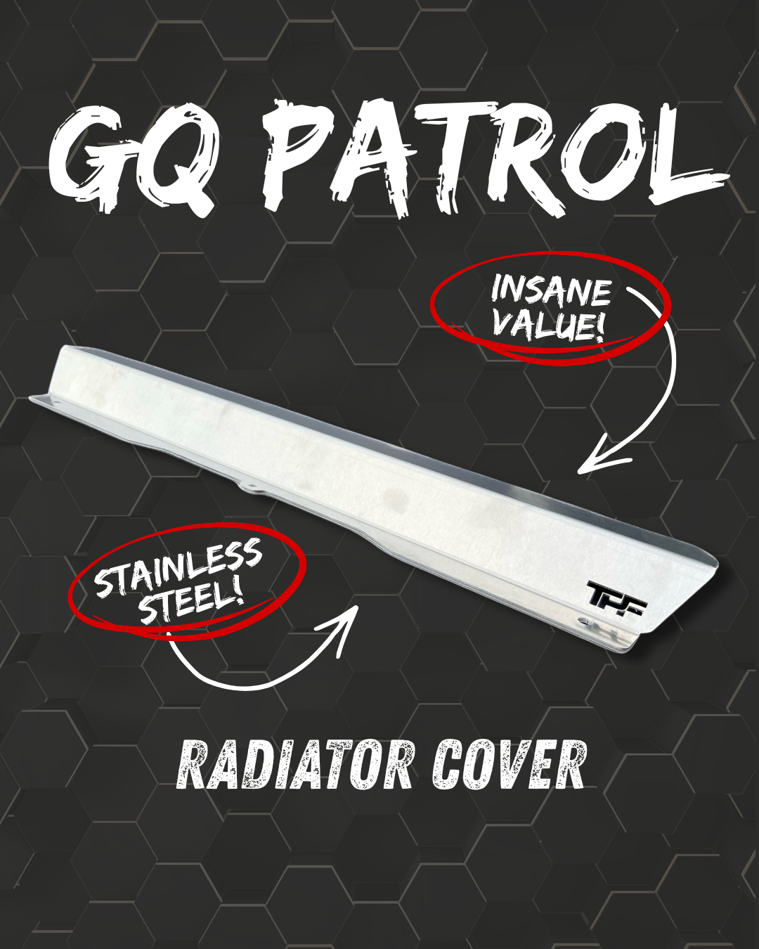GQ patrol radiator cover