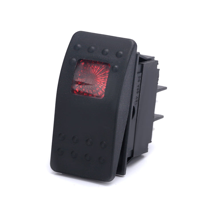 4 Pin 12/24V Rocker Switch with Blue LED Indicator
