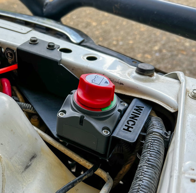 GU Patrol Winch Isolator Mount