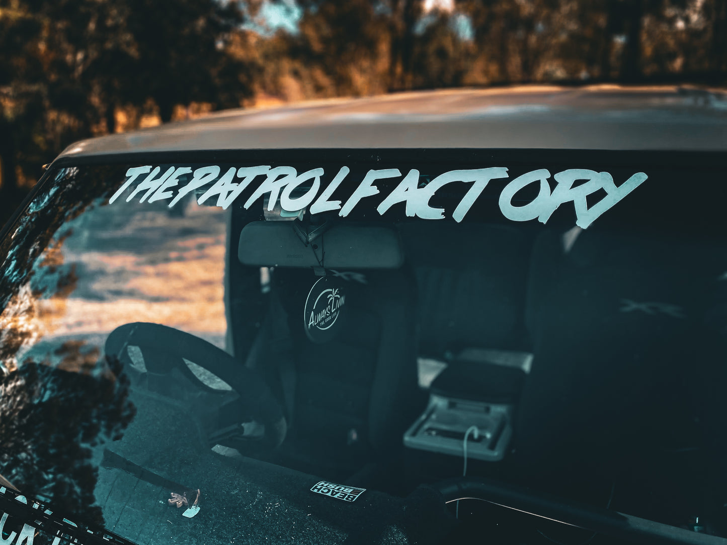 Patrol factory Window Banner