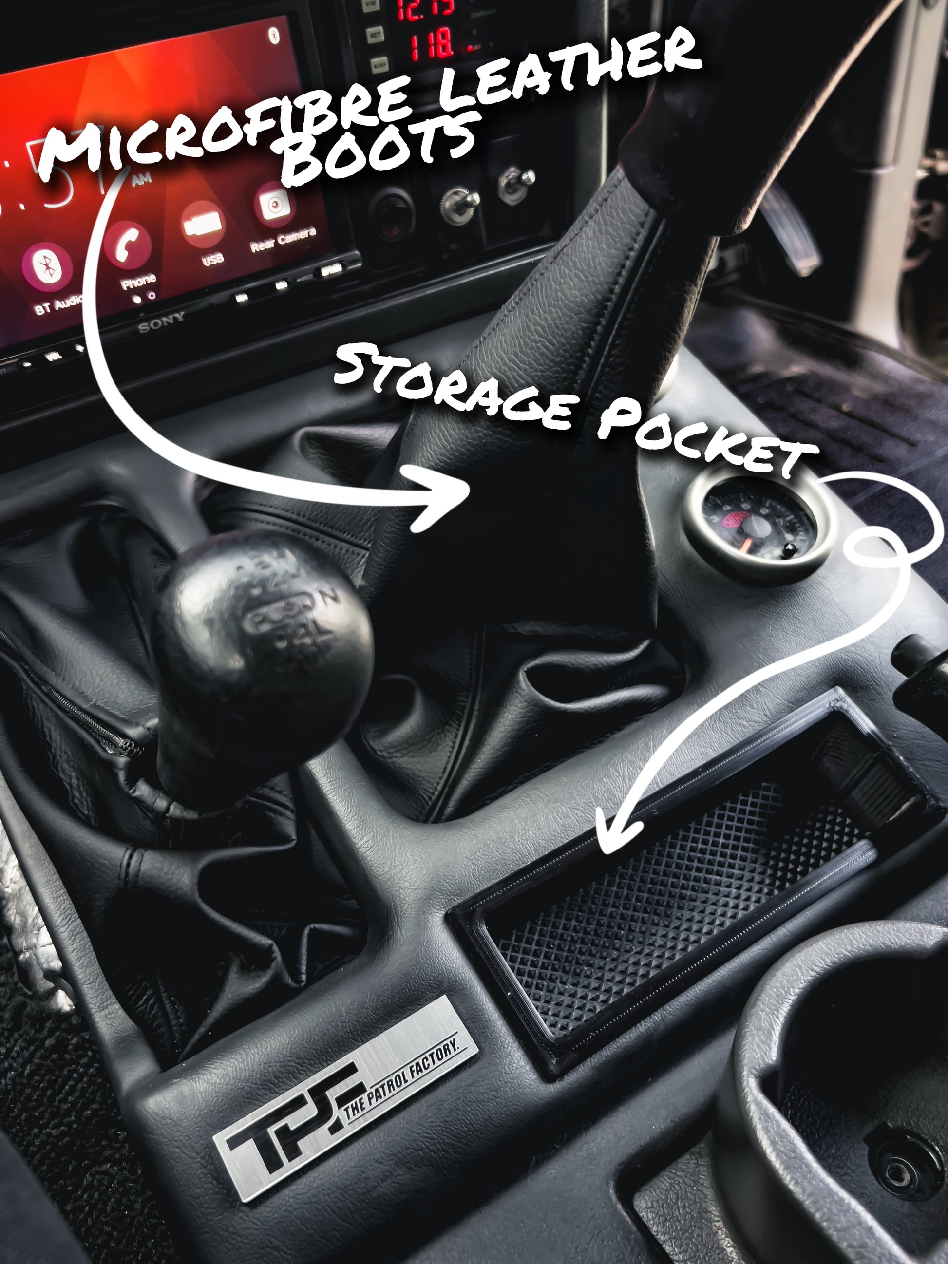 Custom Gq Patrol Gear shift surround y60